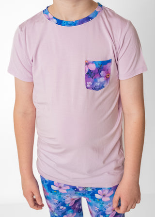 Bamboo Pocket Tee | Orchid