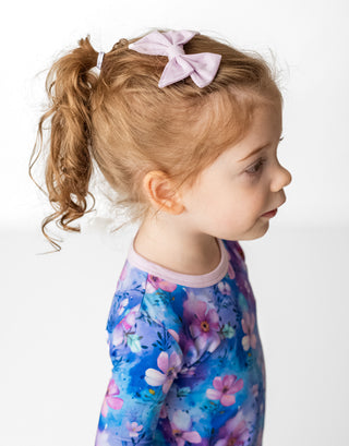 Clip On Bamboo Bow | Toddler | Orchid