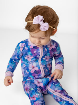 Nylon Bow | Baby | Orchid