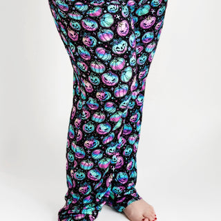 Halloween | Starlight Pumpkins | Men's Bamboo Relaxed Lounge Pajama Pants