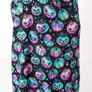 Halloween | Starlight Pumpkins | Double Layer Bamboo Adult Blanket