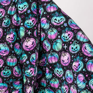 Halloween | Starlight Pumpkins | Quilted Bamboo Adult Blanket