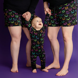 Halloween Night | Convertible Bamboo Zipper Baby Pajamas