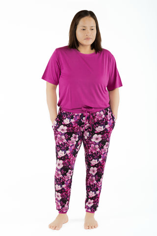 Cherry Blossoms | Women's Bamboo Jogger Pajama Pants