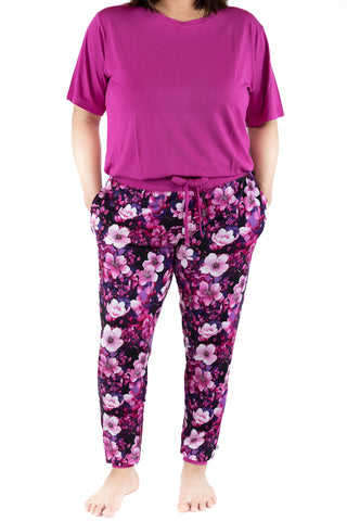 Cherry Blossoms | Women's Bamboo Jogger Pajama Pants