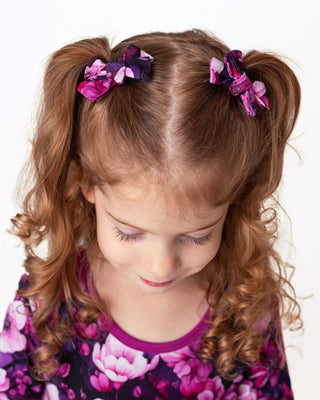 Cherry Blossoms | Baby Bamboo Clip on Bow Set