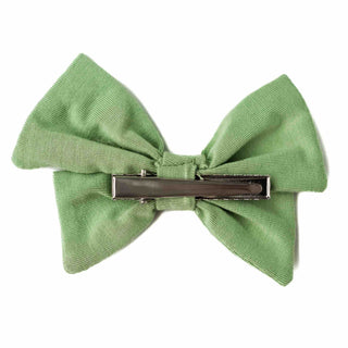 Clip On Bamboo Bow | Toddler | Sage Green
