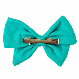 Clip On Bamboo Bow | Toddler | Turquoise
