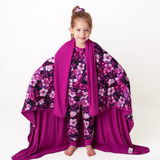 Cherry Blossoms | Double Layer Bamboo Toddler Blanket