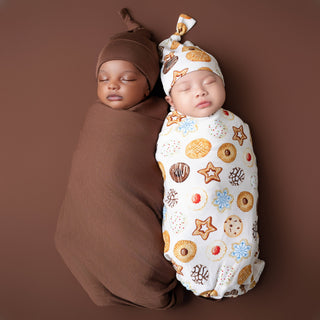 Chocolate | Bamboo Swaddle Blanket