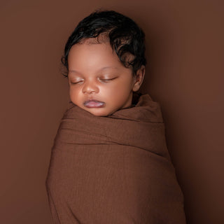 Chocolate | Bamboo Swaddle Blanket