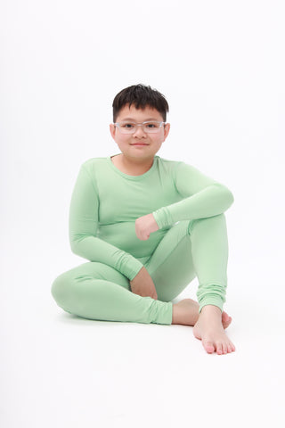 Jade | Two-Piece Bamboo Long Sleeve Toddler & Kids Pajamas