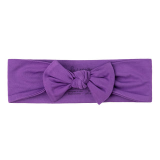 Violet | Bamboo Headband Bow