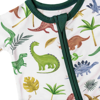 Bamboo Zipper Pajamas | Dinosaur Land