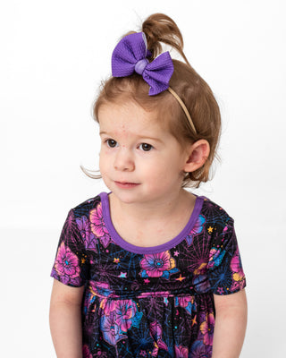 Violet | Baby Girl Nylon Bow