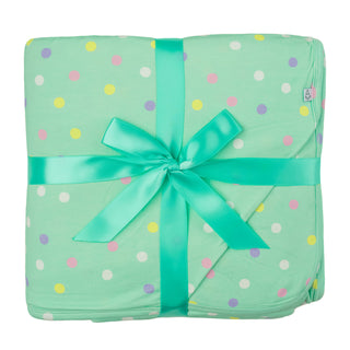 Pastel Dots | Double Layer Bamboo Adult Blanket