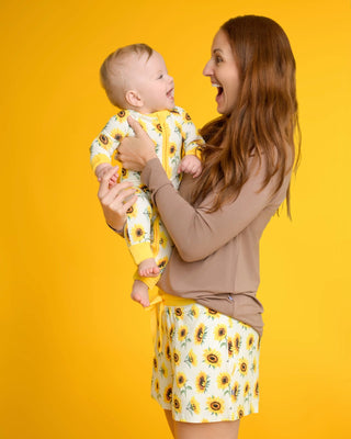 Sunflowers | Women's Bamboo Pajama Shorts