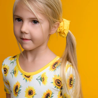 Lemon | Bamboo Scrunchie