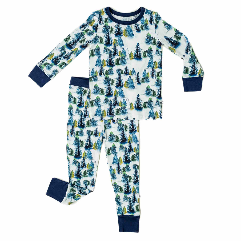 Bamboo Pajamas for Babies, Toddlers, Boys, Girls & Kids | Winter Trees ...