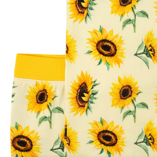 Sunflowers | Two-Piece Bamboo Long Sleeve Toddler & Kids Pajamas