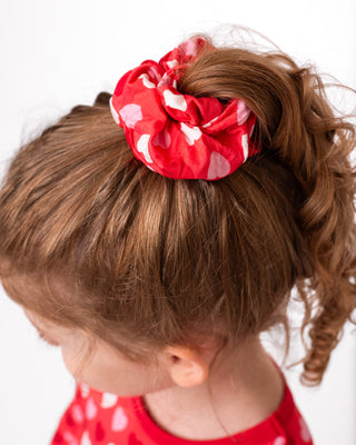 Sweet Little Hearts | Bamboo Scrunchie