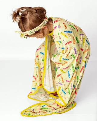 Crayon Crew | Bamboo Swaddle Blanket