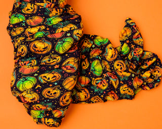 Halloween | Spooky Pumpkins | Bamboo Swaddle Blanket