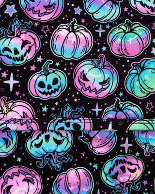 Halloween | Starlight Pumpkins | Quilted Bamboo Adult Blanket