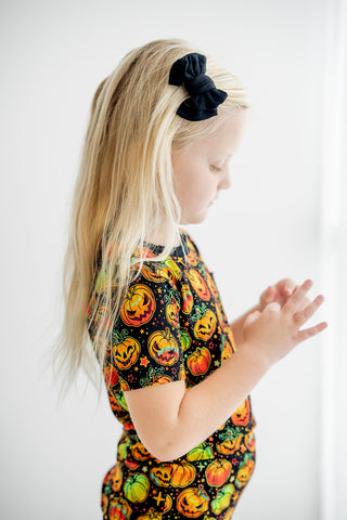 Halloween | Spooky Pumpkins | Bamboo Toddler & Kids Pocket T-Shirt