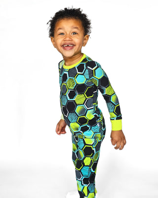 Blitz | Two-Piece Bamboo Long Sleeve Toddler & Kids Pajamas