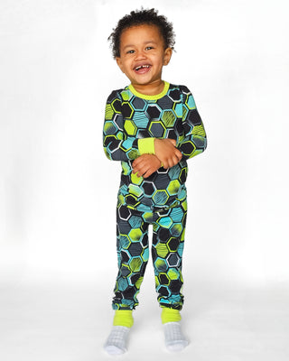 Blitz | Two-Piece Bamboo Long Sleeve Toddler & Kids Pajamas