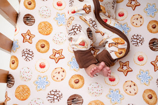 Cookie Swap | Convertible Bamboo Zipper Baby Pajamas