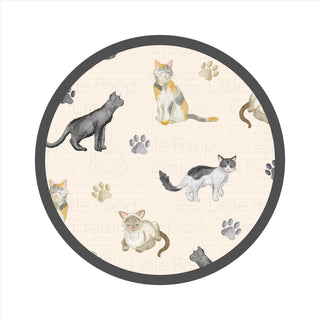 Cats & Paws | Bamboo Swaddle Blanket